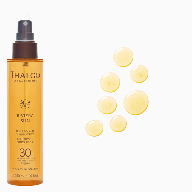 قطرات سبک و خشک محصول روغن ضدآفتاب زیباکننده تالگو