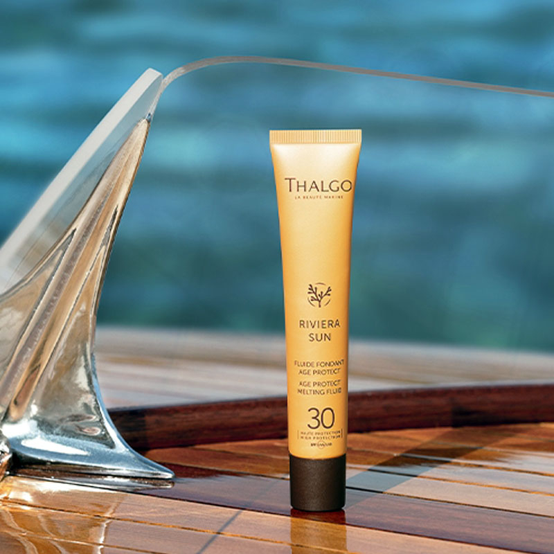  محصول فلوئید ضدآفتاب ذوب شونده آنتی ایج SPF30 تالگو در نمایندگی تالگوشیدلون 